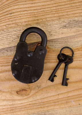 Teräksinen munalukko, keskikokoinen – 2 avaimella