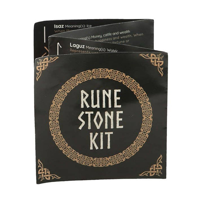 Viikinkien riimukivet – musta onyksi (25 kpl)