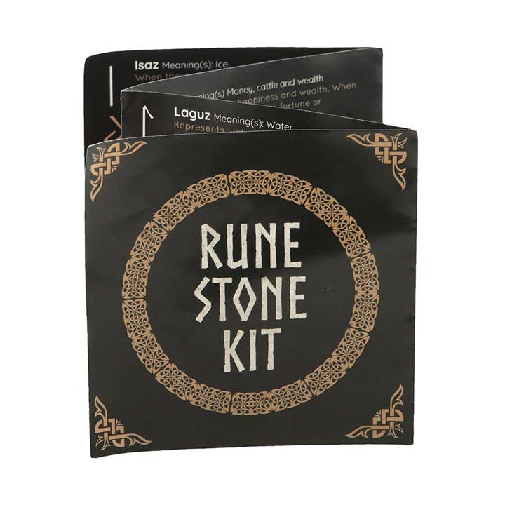 Viikinkien riimukivet – musta onyksi (25 kpl)