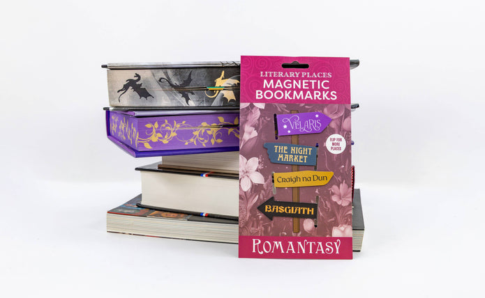 Literary Places -magneettikirjanmerkit (Romantasy Set)