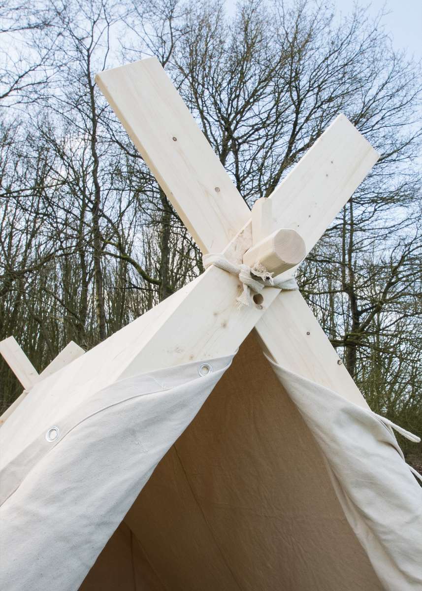 Viikinkiteltan kangas, 3 x 2,7 x 2m