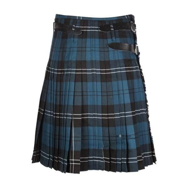 Miesten kiltti – 8 yardia, polyviskoosi, Ramsay Blue