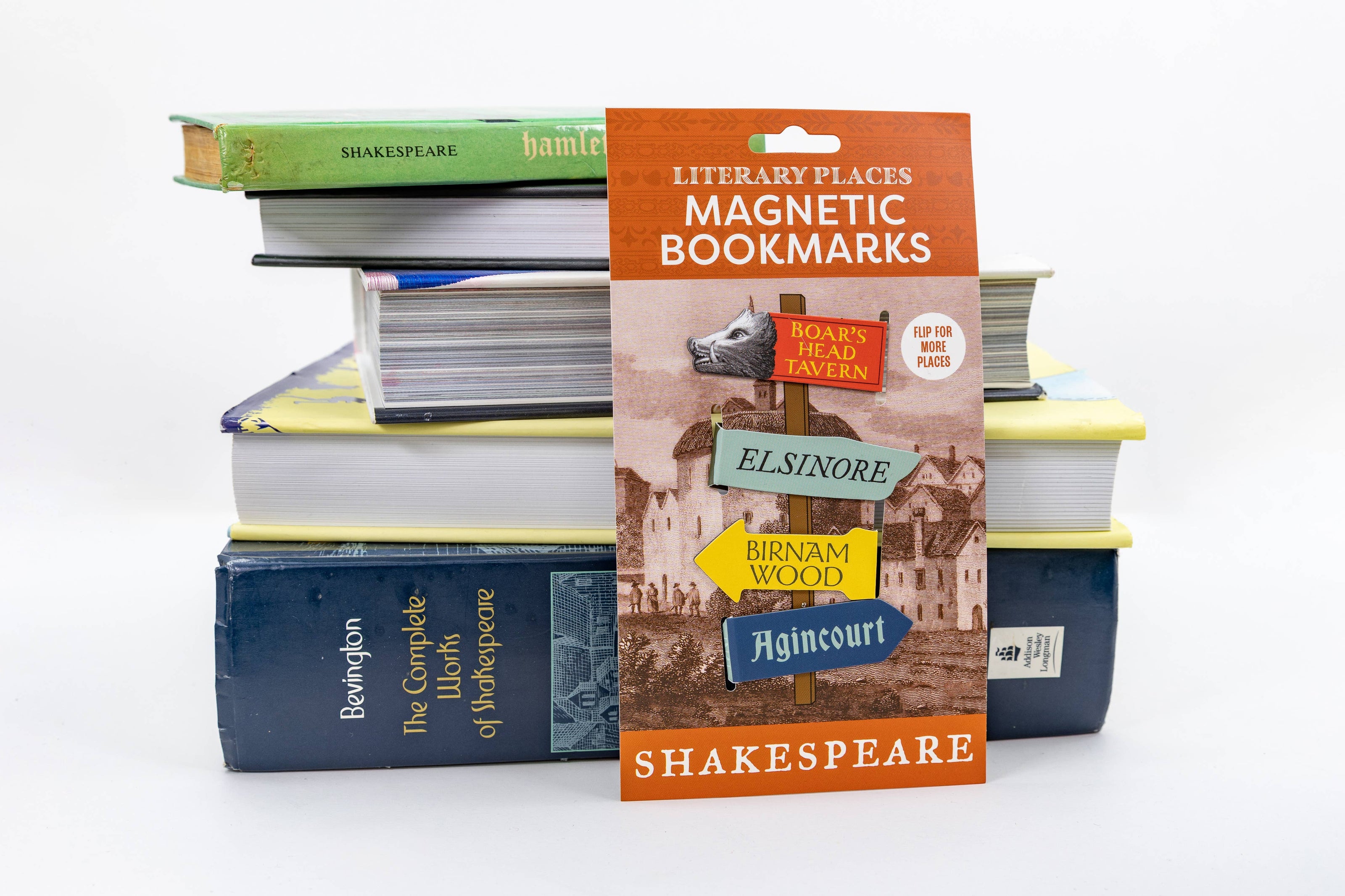 Literary Places -magneettikirjanmerkit (Shakespeare-setti)