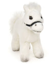 Seisova valkoinen hevonen