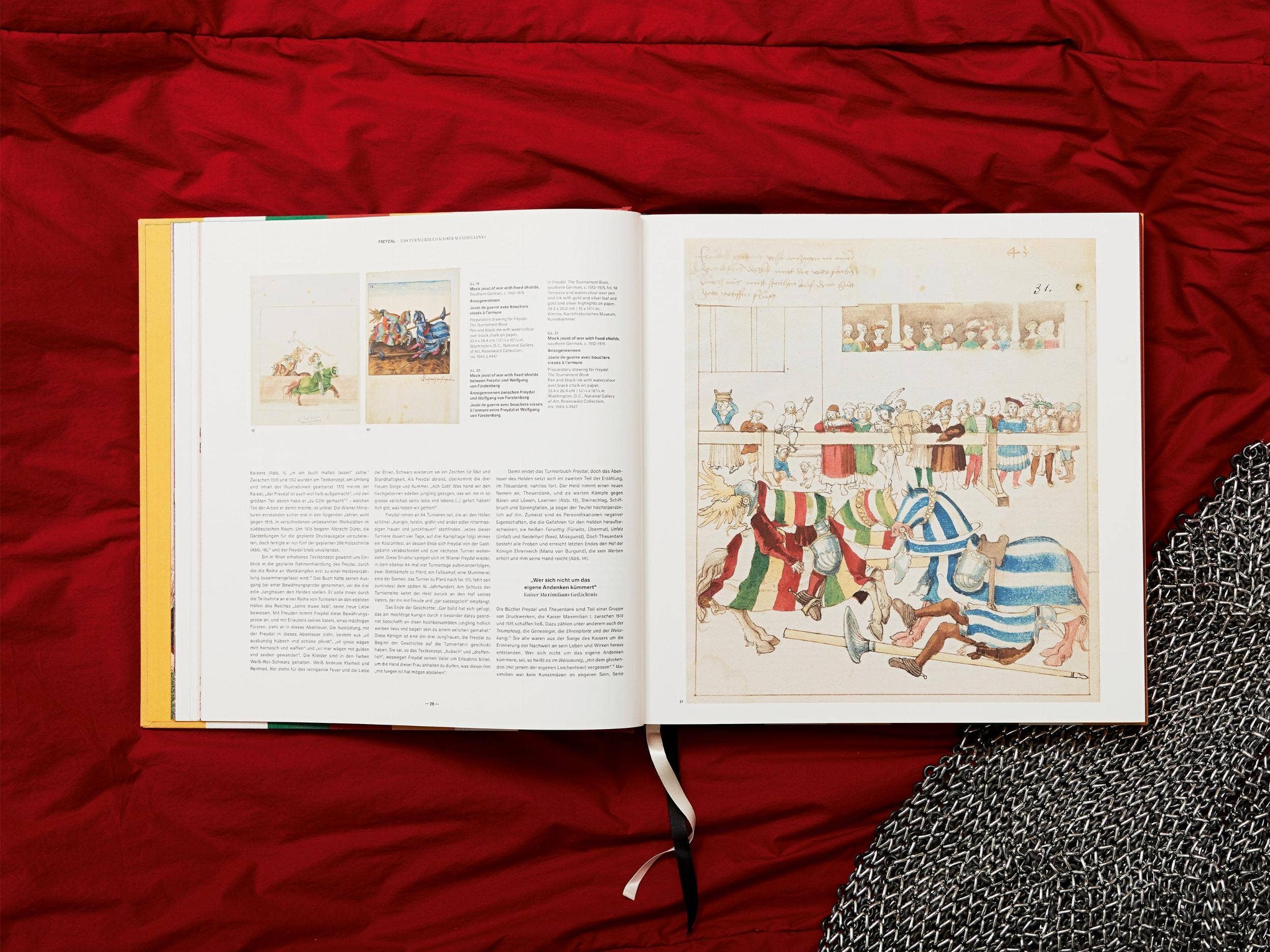 Medieval Games. The Book of Tournaments of Emperor Maximilian I - Freydal (German, French, English)