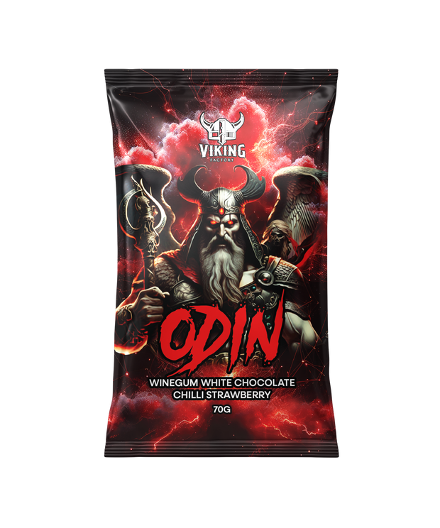 Odin Winegum White Chocolate Chili & Strawberry 70 g