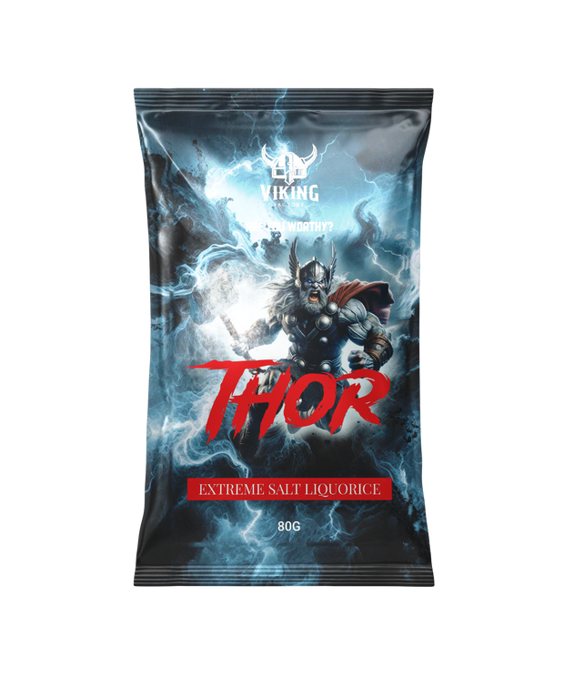 Thor Extreme salty Licorice 80 g