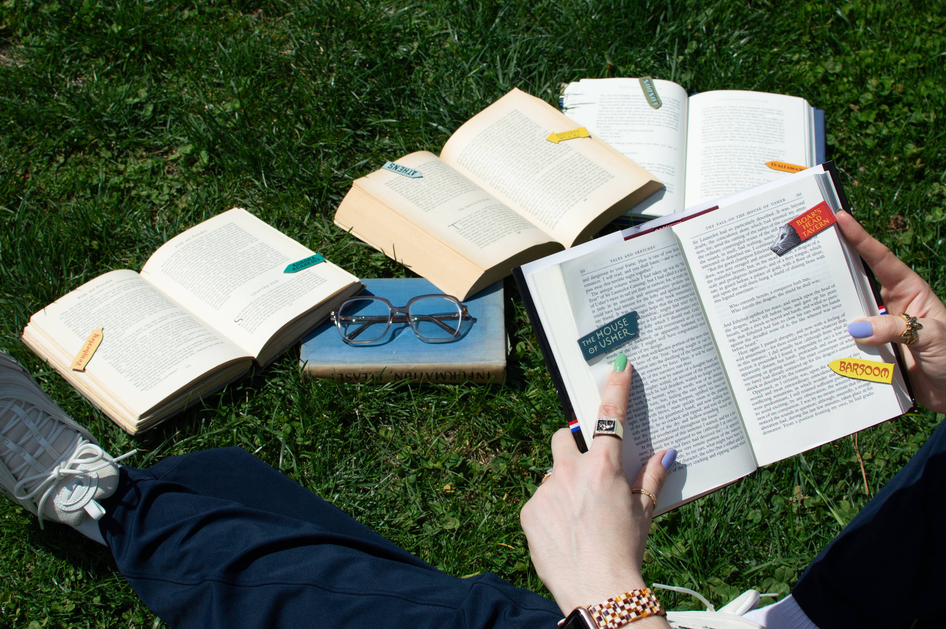 Literary Places -magneettikirjanmerkit (Shakespeare-setti)
