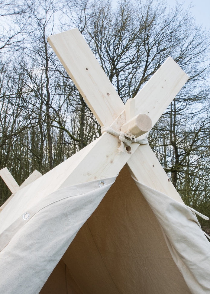 Viikinkiteltan kangas,  2m x 2,3m x 1,8m