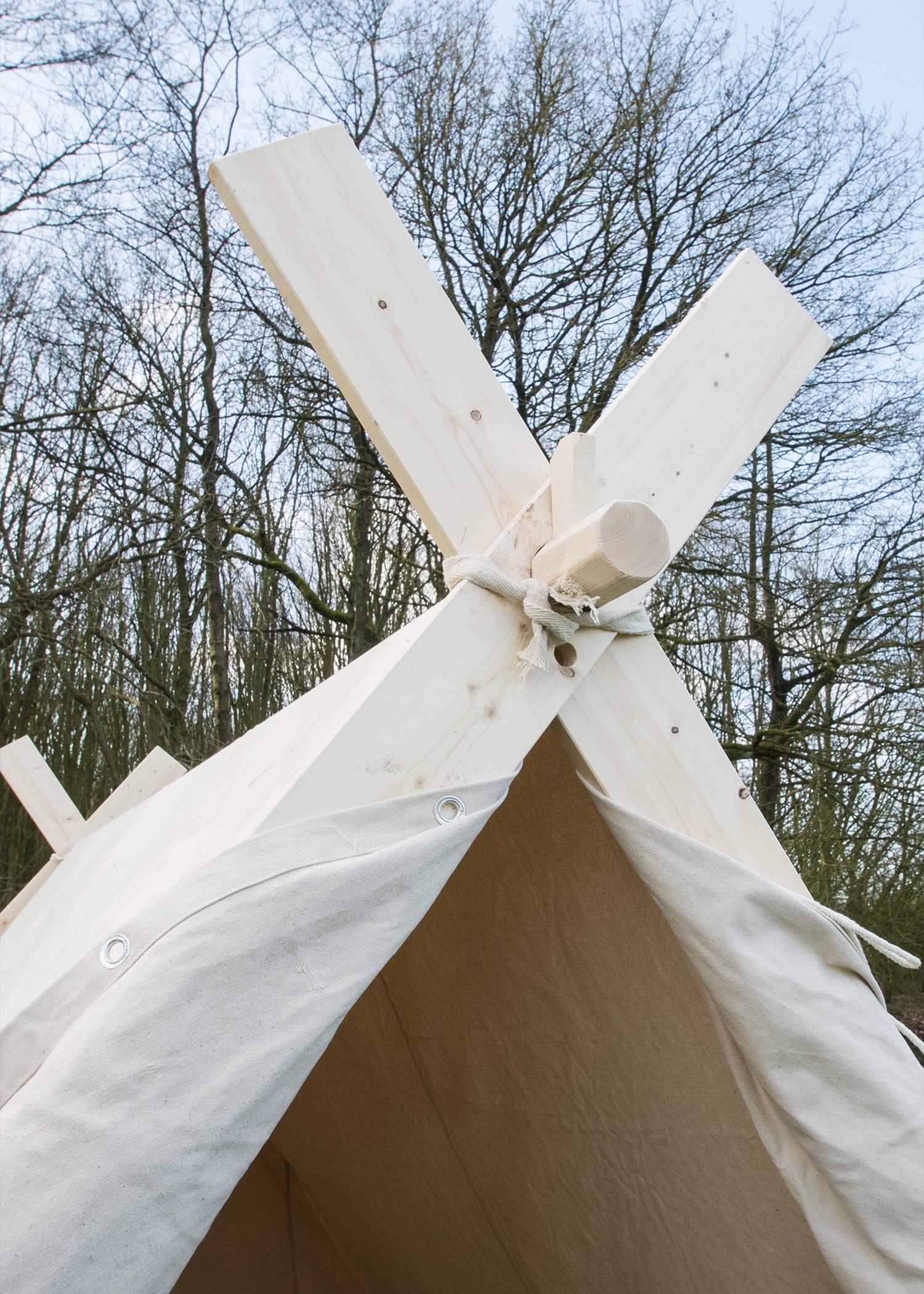 Viikinkiteltan kangas,  2m x 2,3m x 1,8m