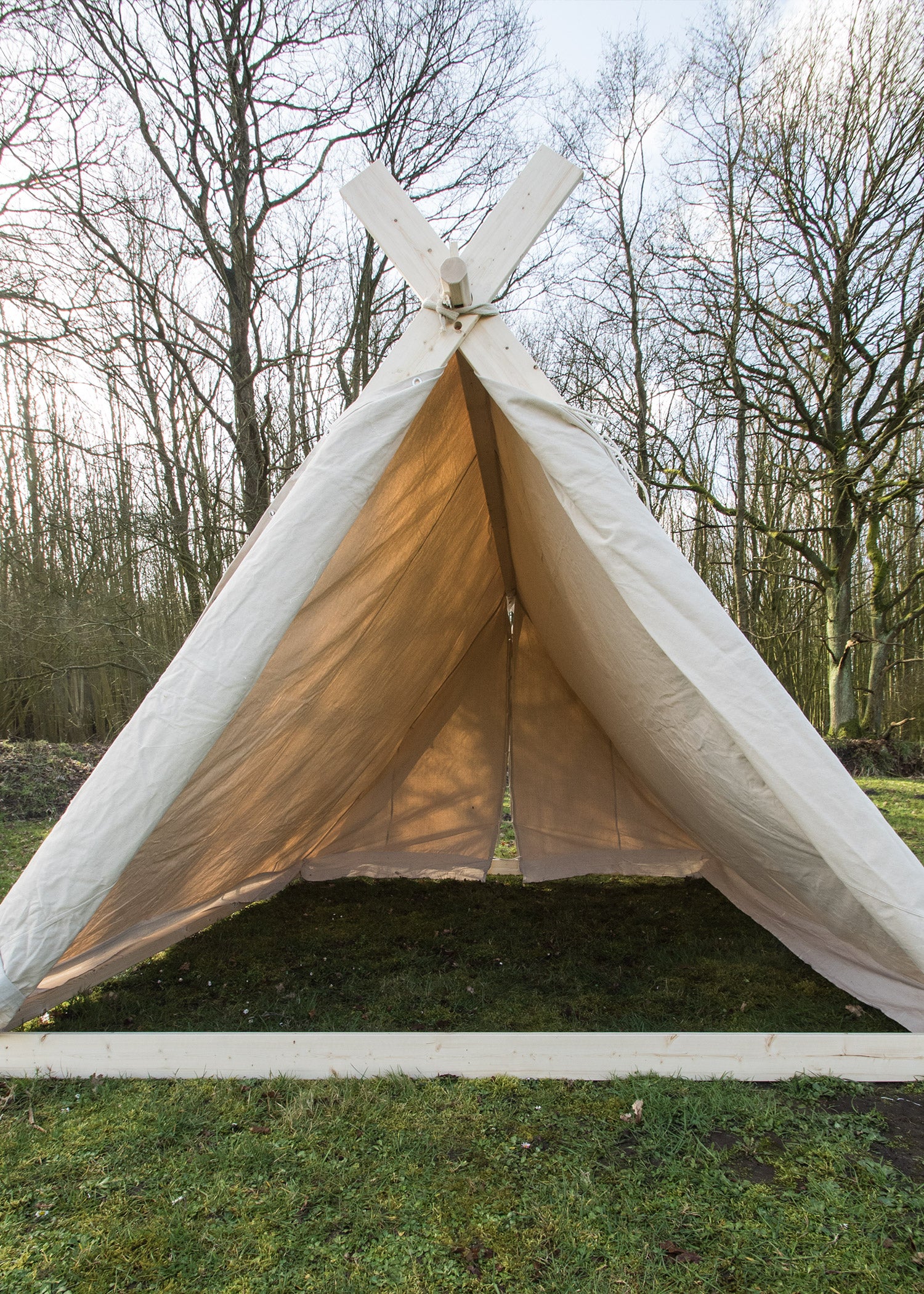 Viikinkiteltan kangas,  2m x 2,3m x 1,8m