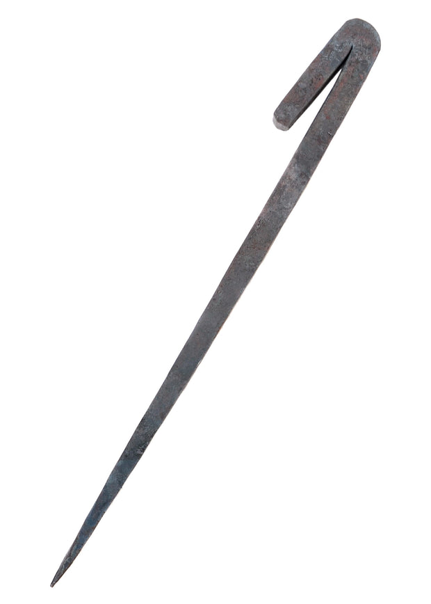 Teltan vaarna käsintaottua terästä, n.25cm